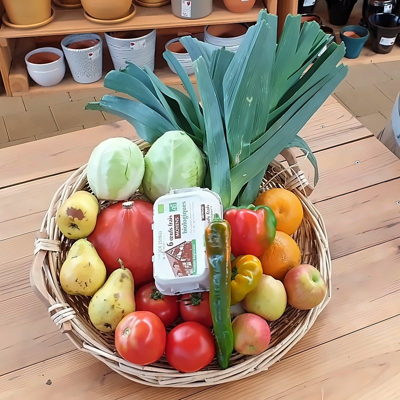 Panier de produits locaux